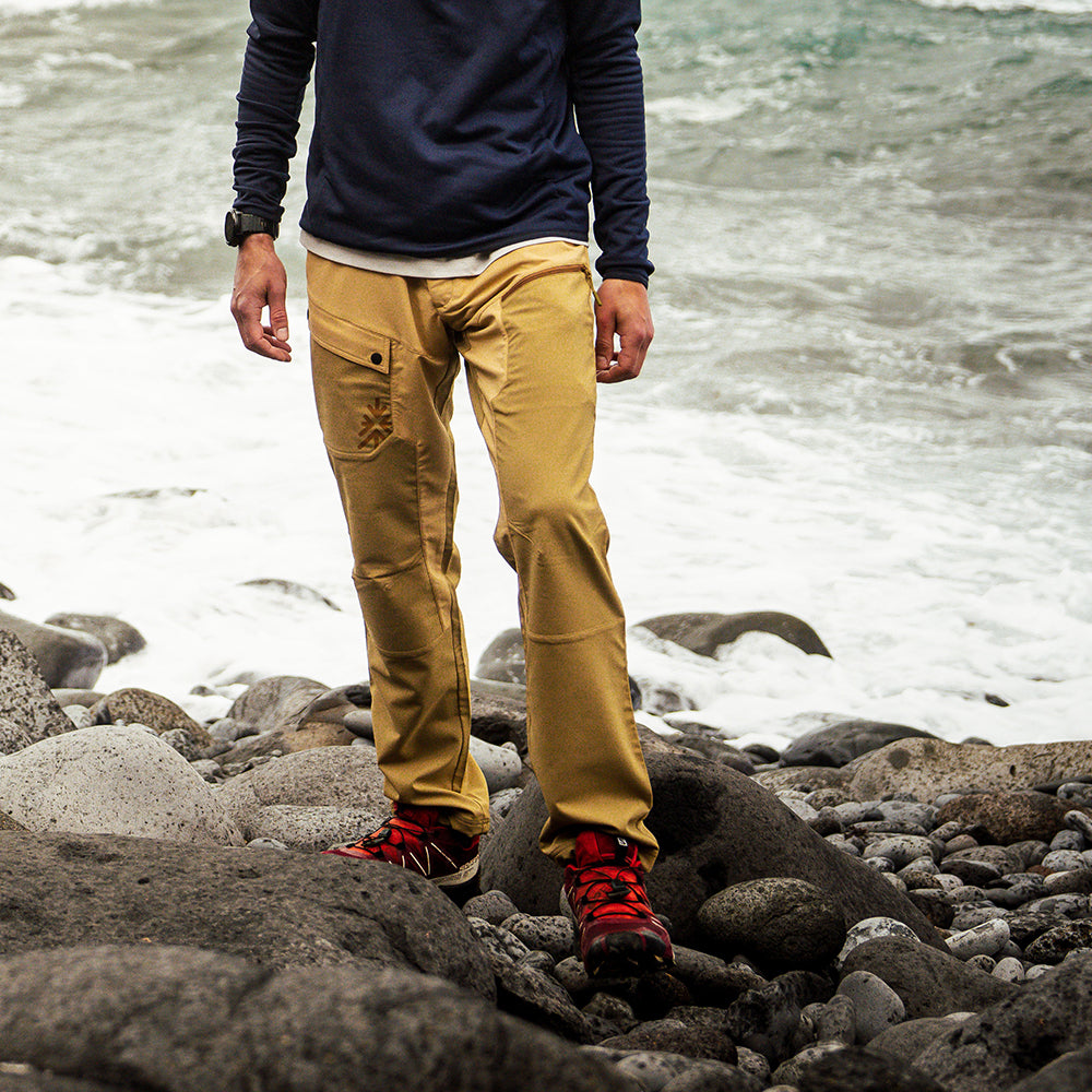 Mens Aialik Trousers (Lark/Antique Bronze)