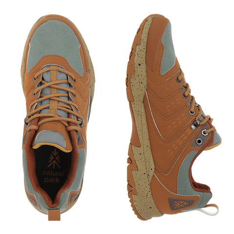 Mens Albula Hiking Shoes (Camel/Blue) #contain