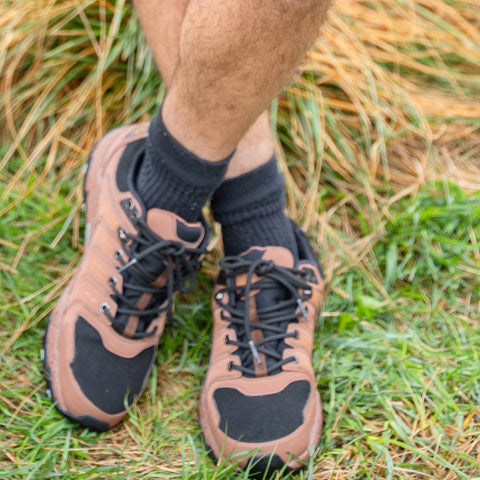 Mens Albula Hiking Shoes (Dark Brown/Black) @25