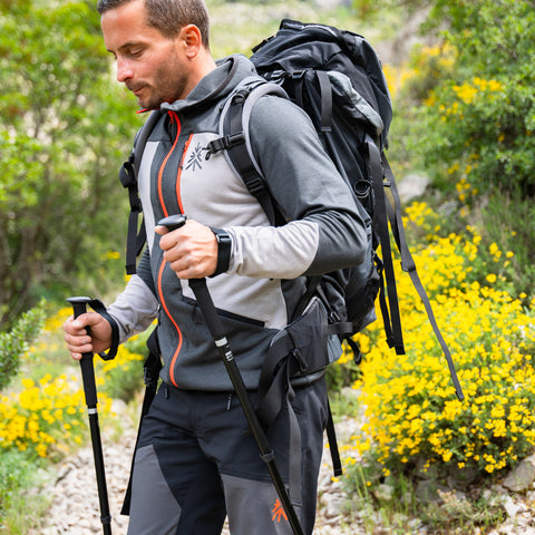 Mens Ambin Hiking Trousers (Black/Dark Shadow)