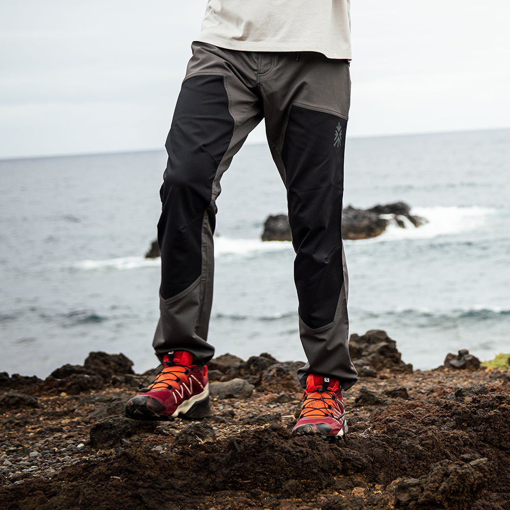 Mens Ambin Trousers (Dark Shadow/Black)