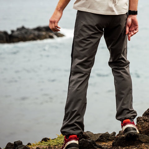 Mens Ambin Trousers (Dark Shadow/Black) @75