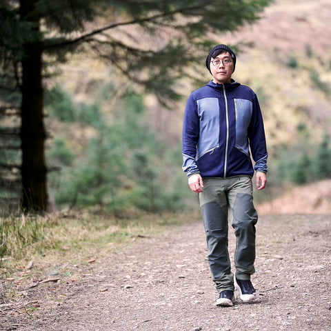 Mens Ambin Hiking Trousers (Four Leaf Clover) @75