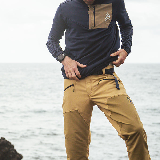 Mens Ambin Trousers (Lark/Antique Bronze) §M;186cm