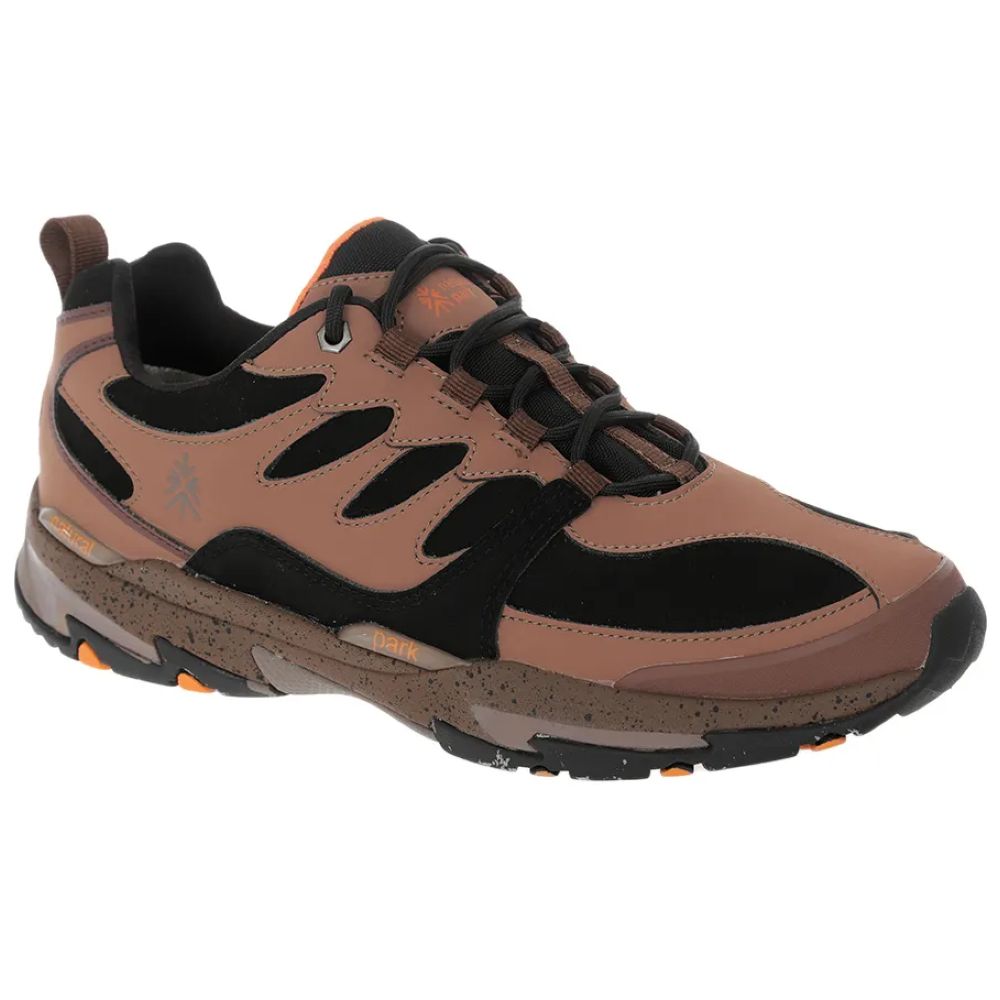 Mens Aravis Hiking Shoes (Dark Brown/Black) #contain