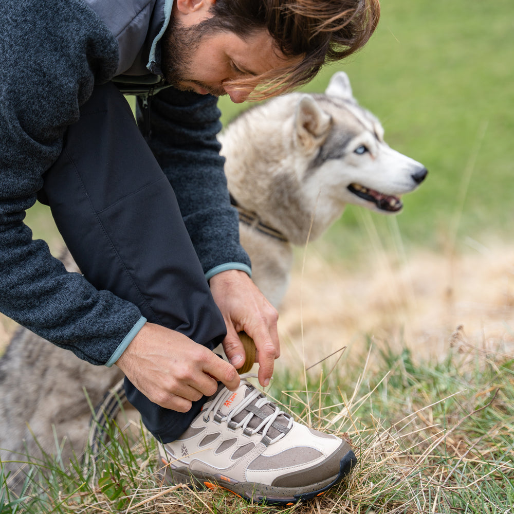 Mens Aravis Hiking Shoes (Light Brown/Brown)