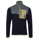 Mens Arcas Half Zip Knitted Fleece Pullover (Maritime Blue) #contain