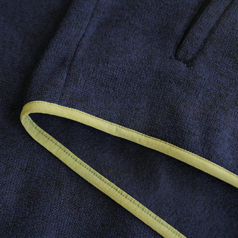 Mens Arcas Half Zip Knitted Fleece Pullover (Maritime Blue)