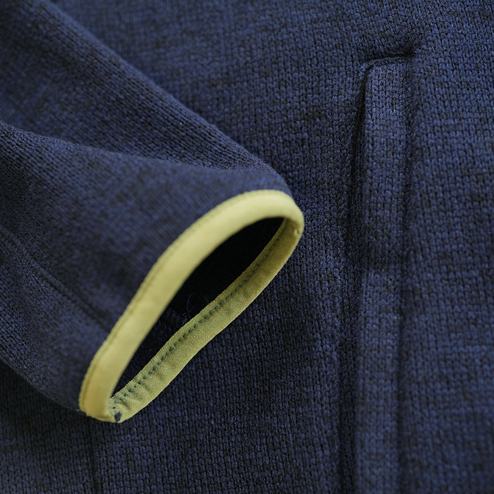 Mens Arcas Half Zip Knitted Fleece Pullover (Maritime Blue)