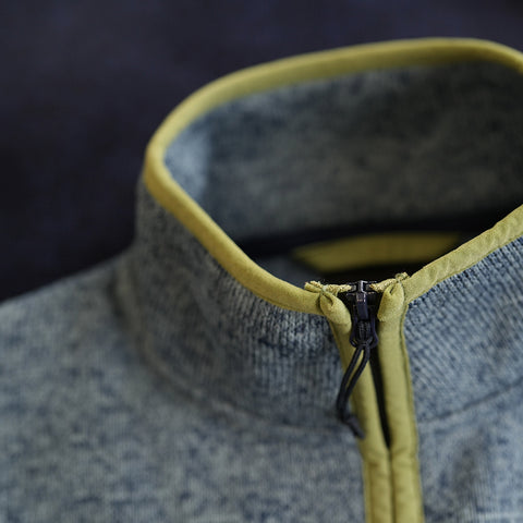 Mens Arcas Half Zip Knitted Fleece Pullover (Maritime Blue)