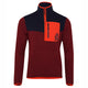 Mens Arcas Half Zip Knitted Fleece Pullover (Syrah) #contain