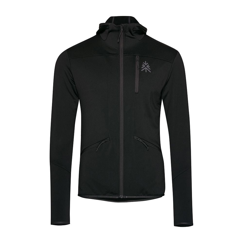Mens Aruba Grid Full Zip Fleece (Black) #contain