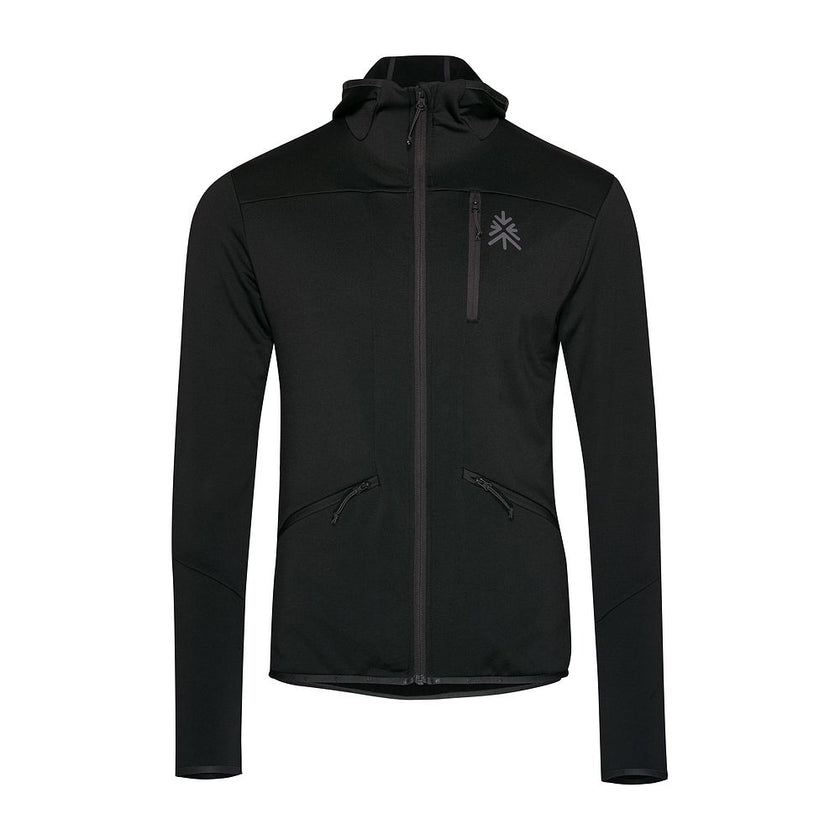 Mens Aruba Grid Full Zip Fleece (Black) #contain