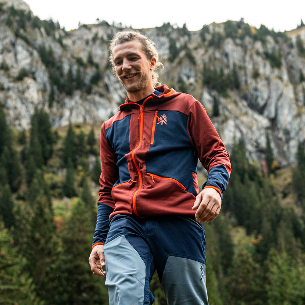 Mens Aruba Fleece Jacket (Cabernet)