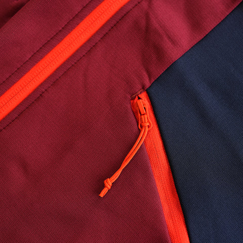 Mens Aruba Fleece Jacket (Cabernet)