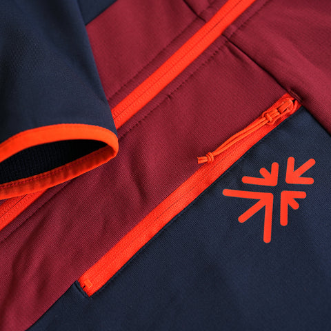 Mens Aruba Fleece Jacket (Cabernet)