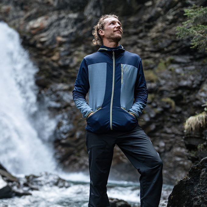Mens Aruba Fleece Jacket (Maritime Blue) §M;176cm