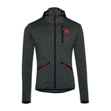 Mens Aruba Grid Full Zip Fleece (Thunderstorm Melange) #contain