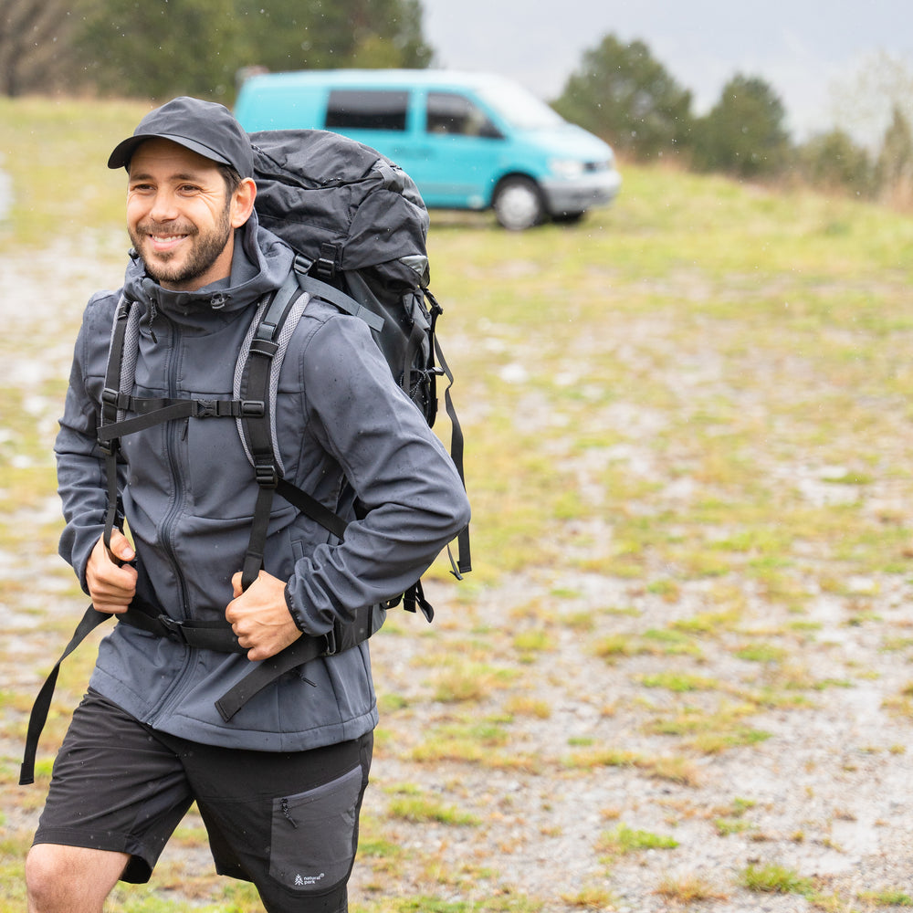 Mens Cervin Shorts (Black/Dark Shadow) @0