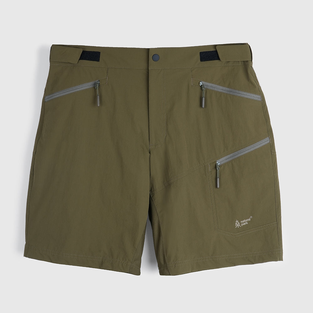 Mens Cervin Shorts (Dark Olive) #contain