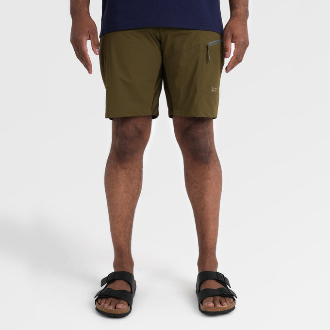 Mens Cervin Shorts (Dark Olive) §M;183cm