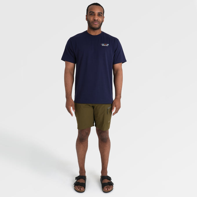 Mens Cervin Shorts (Dark Olive) §M;183cm