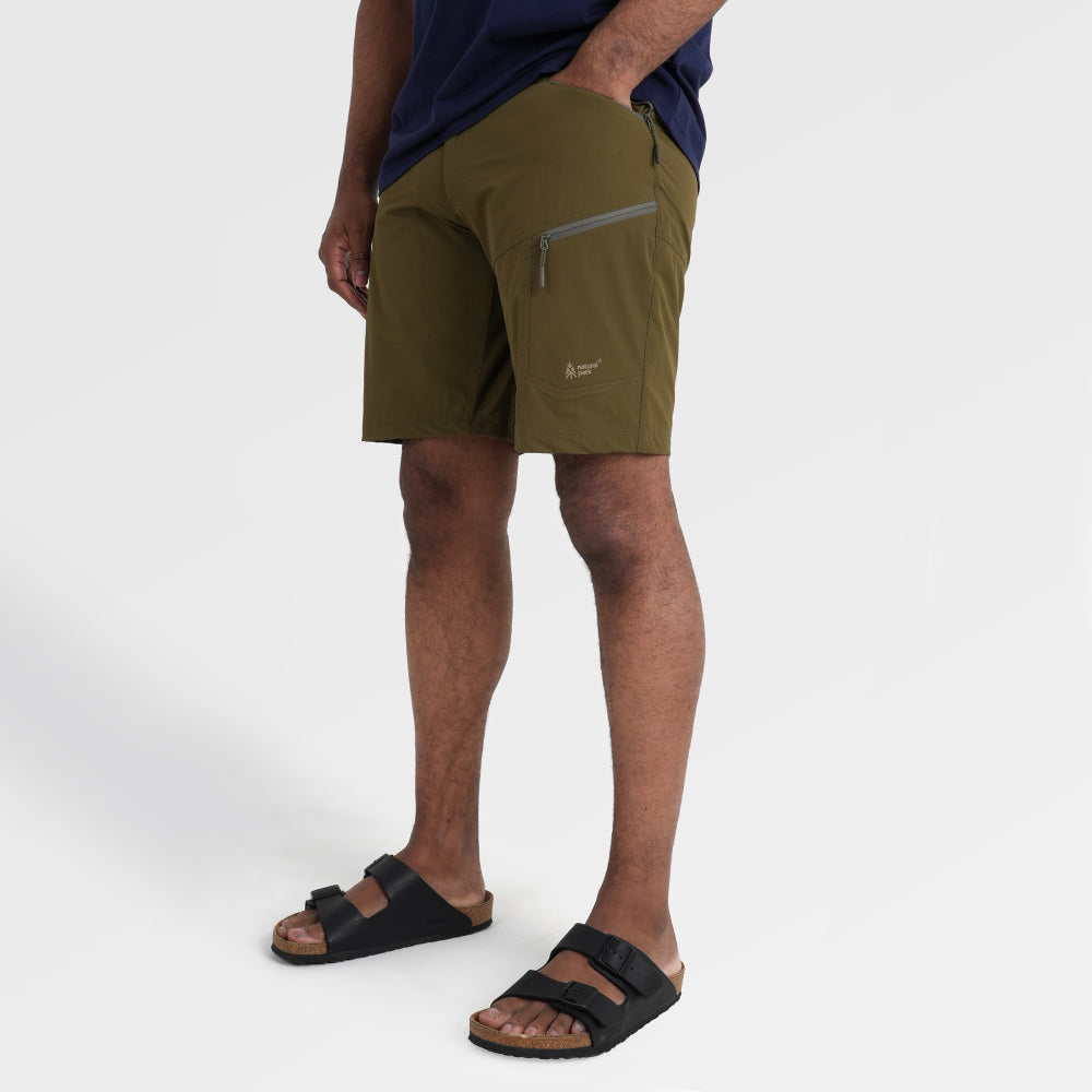 Mens Cervin Shorts (Dark Olive) §M;183cm