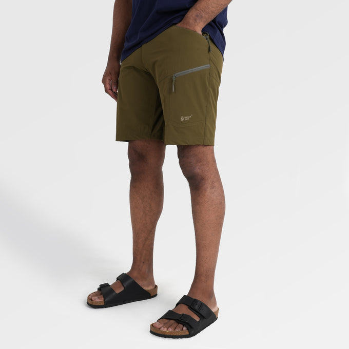 Mens Cervin Shorts (Dark Olive) §M;183cm