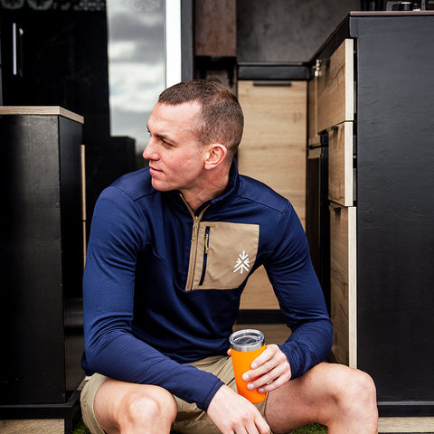 Mens Chery Pullover (Maritime Blue)