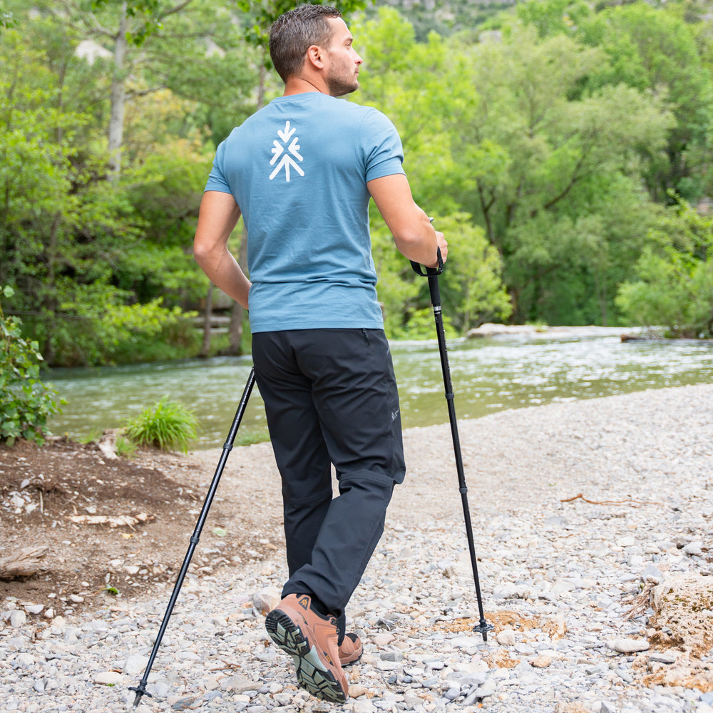 Mens Chiran T-Shirt (Aegan Blue)