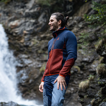 Mens Dawson Fleece Jacket (Syrah) §M;186cm