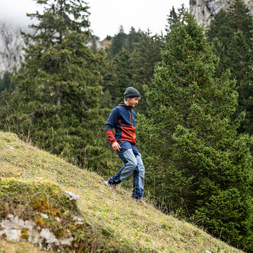 Mens Dawson Fleece Jacket (Syrah) ‡M;176cm