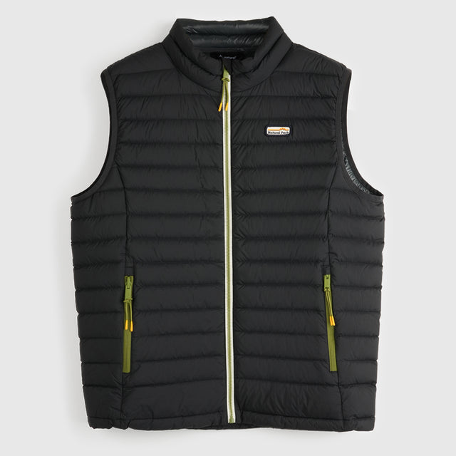 Mens Feathertop Down Gilet (Black) #contain