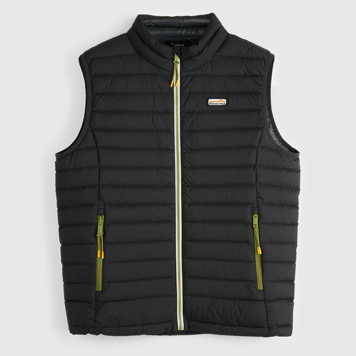 Mens Feathertop Down Gilet (Black) #contain