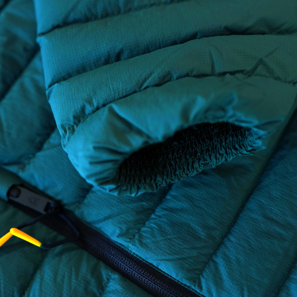 Mens Feathertop Hooded Down Jacket (Atlantic Deep)