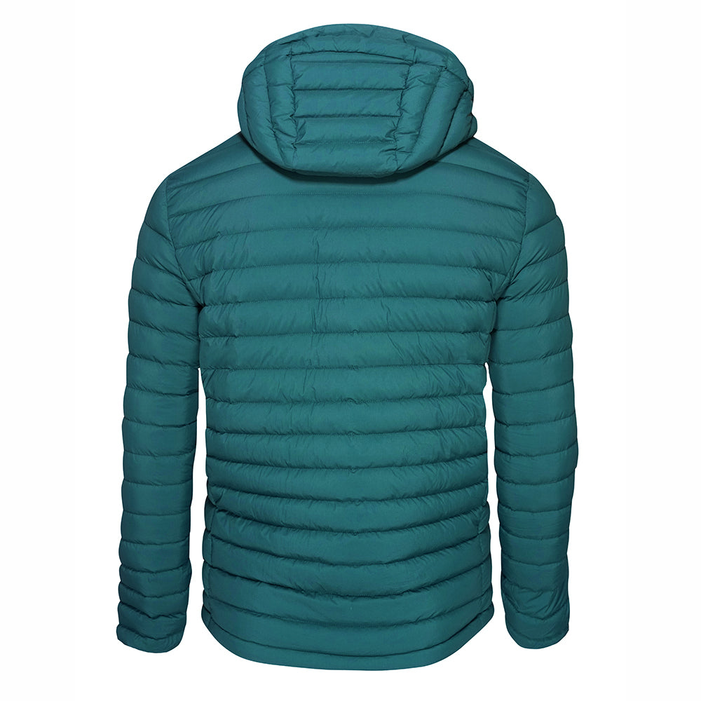 Mens Feathertop Hooded Down Jacket (Atlantic Deep) #contain