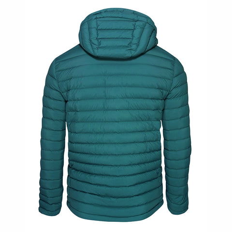 Mens Feathertop Hooded Down Jacket (Atlantic Deep) #contain