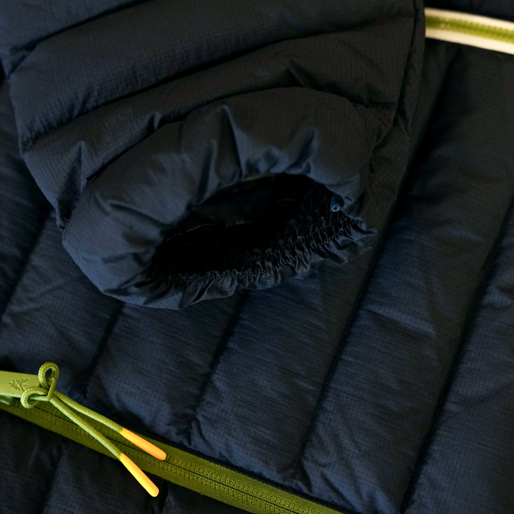 Mens Feathertop Hooded Down Jacket (Black)