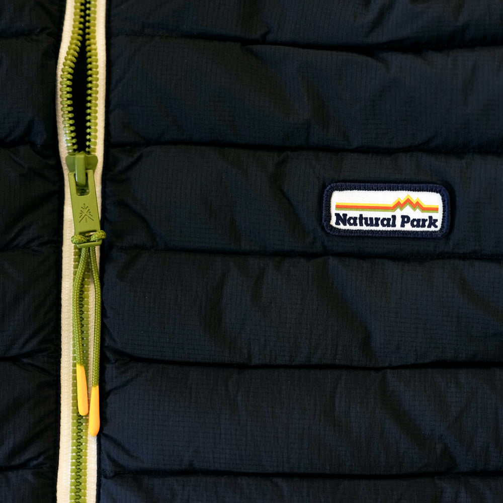 Mens Feathertop Hooded Down Jacket (Black)