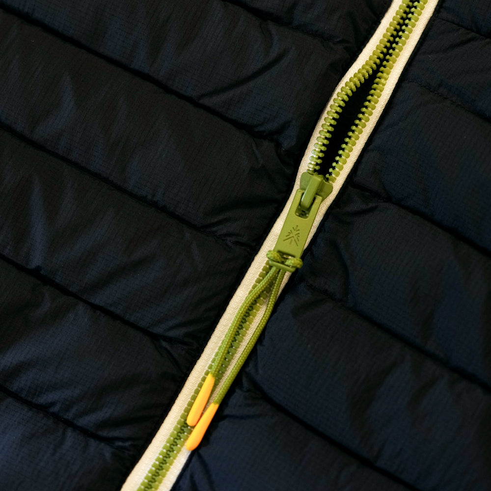 Mens Feathertop Hooded Down Jacket (Black)