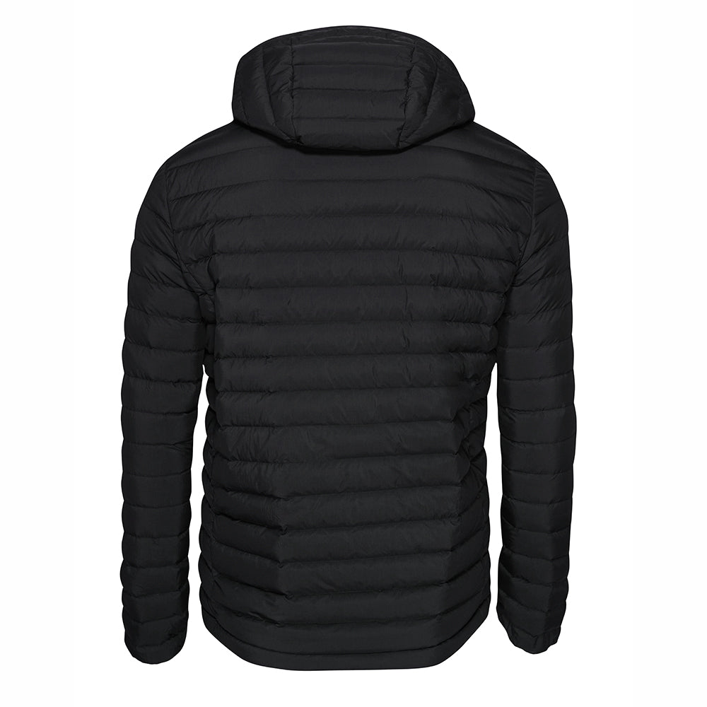 Mens Feathertop Hooded Down Jacket (Black) #contain