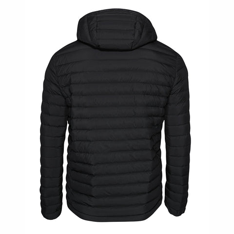 Mens Feathertop Hooded Down Jacket (Black) #contain