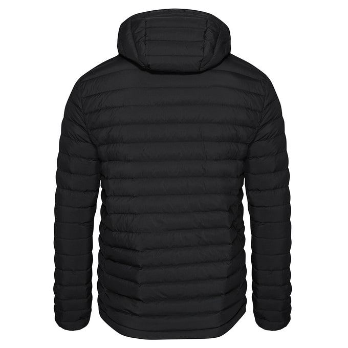 Mens Feathertop Hooded Down Jacket (Black) #contain