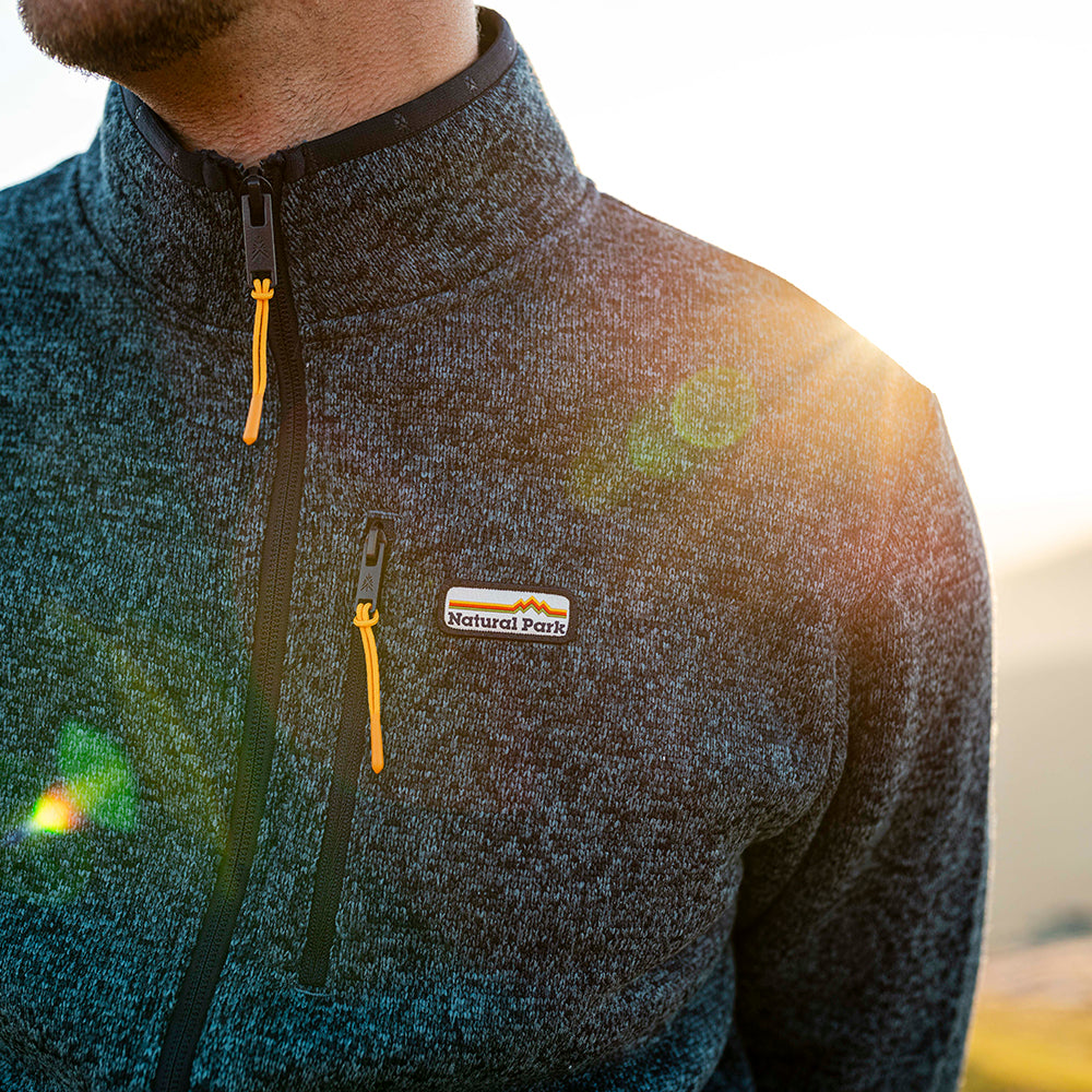 Mens Frissell Full Zip Sweater Fleece (Peacot Melange)