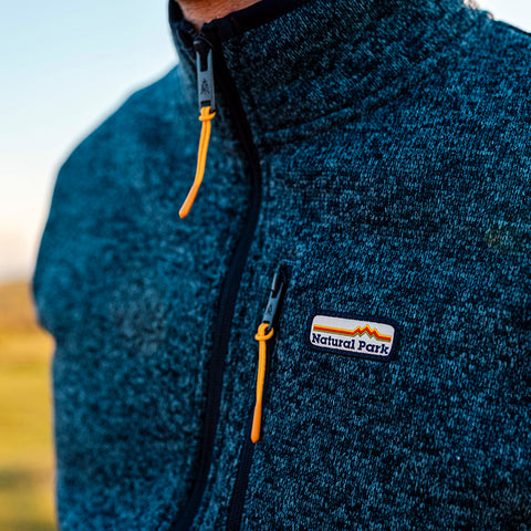 Mens Frissell Full Zip Sweater Fleece (Peacot Melange)