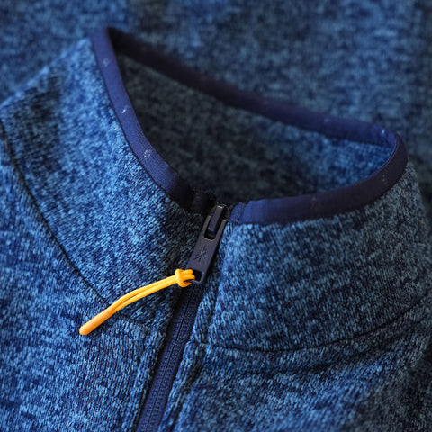Mens Frissell Full Zip Sweater Fleece (Peacot Melange)