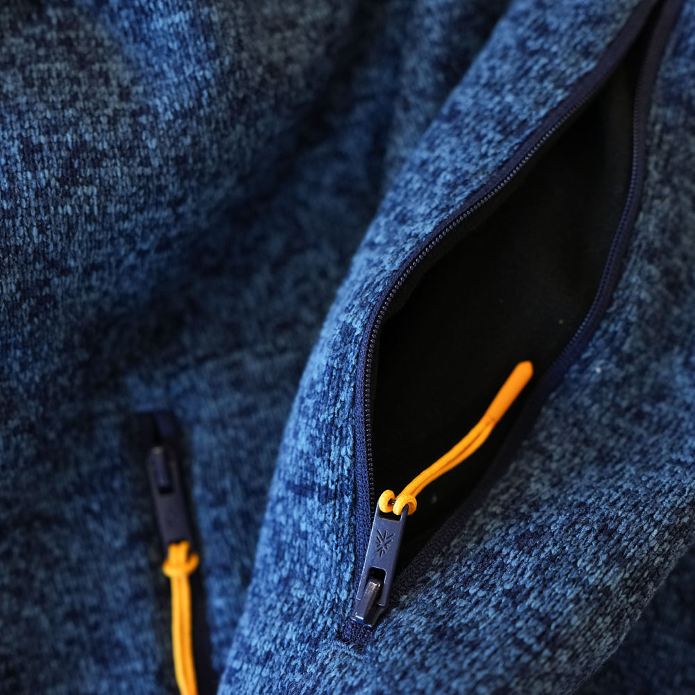 Mens Frissell Full Zip Sweater Fleece (Peacot Melange)