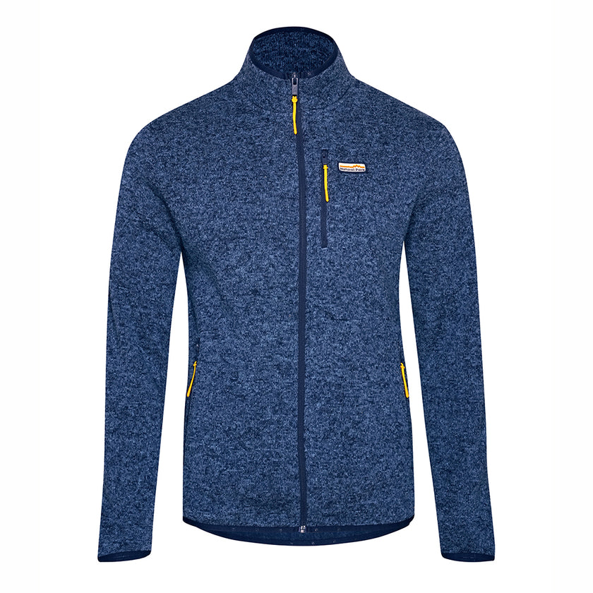 Mens Frissell Full Zip Sweater Fleece (Peacot Melange) #contain