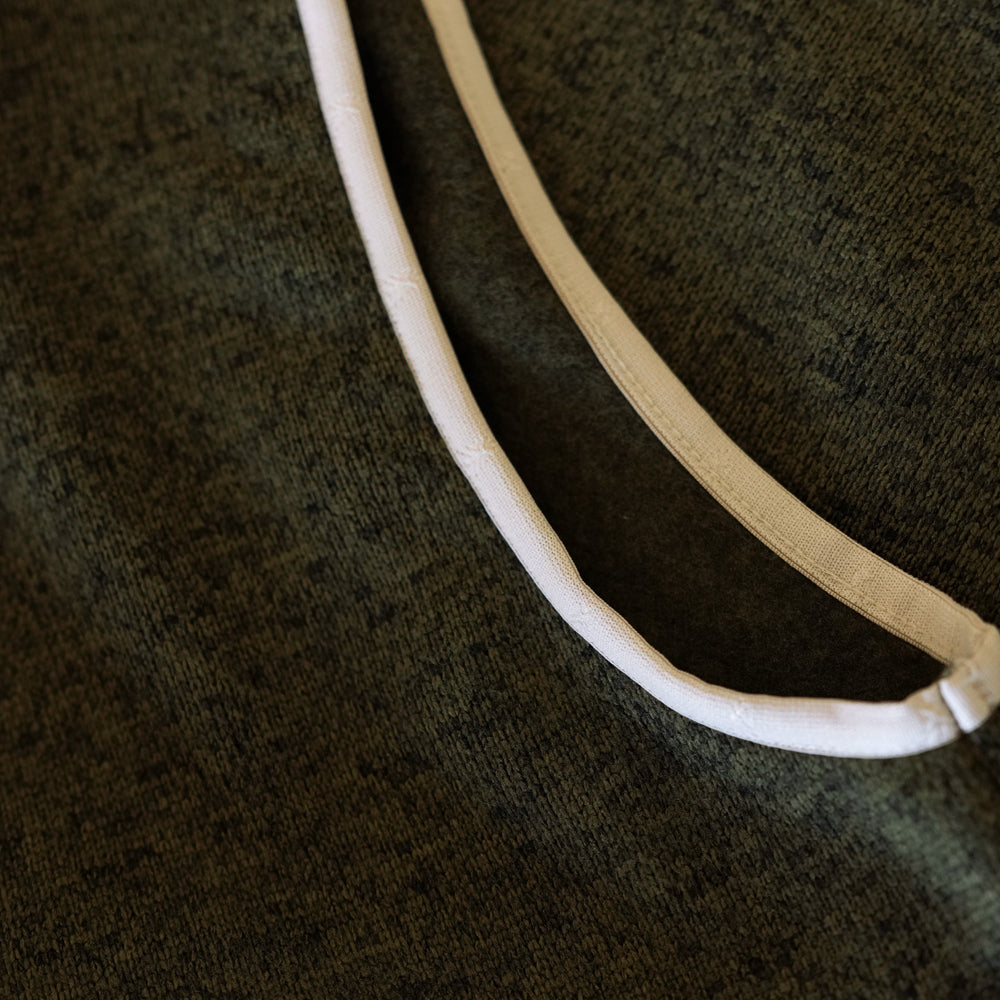 Mens Frissell Gilet Sweater Fleece (Dark Olive Melange)