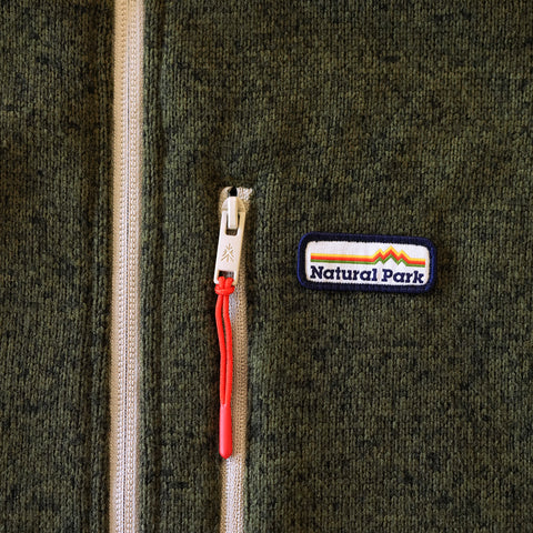 Mens Frissell Gilet Sweater Fleece (Dark Olive Melange)